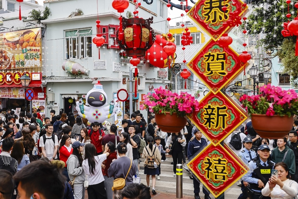 澳门春节客流