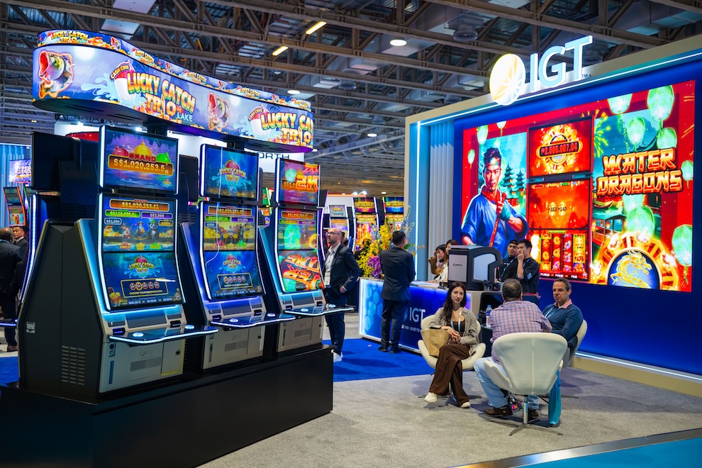 IGT 在 G2E Asia 2026 澳门展会的展位