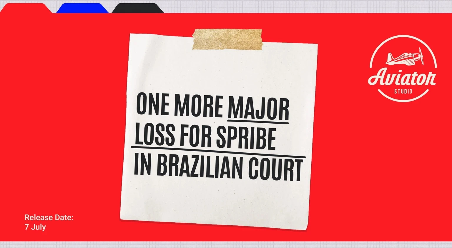 Spribe巴西AVIATOR商标纠纷
