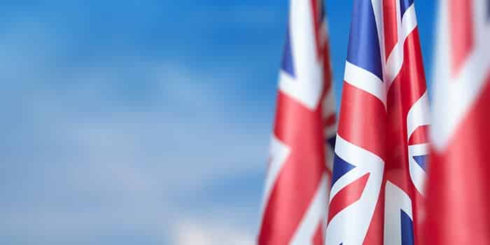 英国国旗与议会大厦